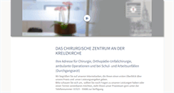 Desktop Screenshot of chirurgie-kreuzkirche.de