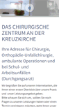 Mobile Screenshot of chirurgie-kreuzkirche.de