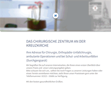 Tablet Screenshot of chirurgie-kreuzkirche.de